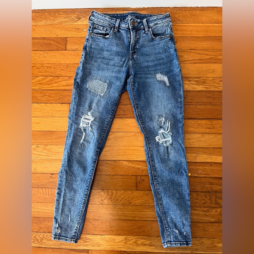 Old Navy Rockstar High Rise Skinny Blue jeans Size 4